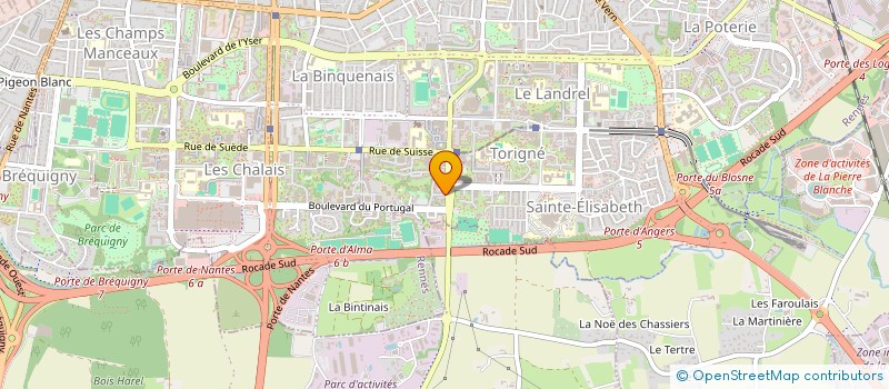 localisation de l'entreprise MONSIEUR LOUIS FOURNET  RENNES