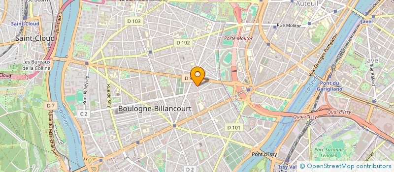 localisation de l'entreprise MONSIEUR LOUIS FOURQUET  BOULOGNE-BILLANCOURT