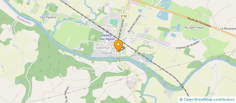 localisation de l'entreprise MONSIEUR LOUIS FRAISSINET  VIELMUR-SUR-AGOUT