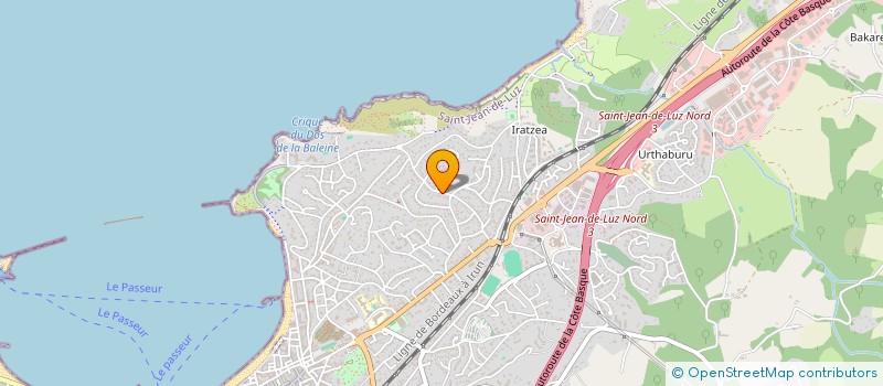 localisation de l'entreprise MONSIEUR LOUIS FRANCES  SAINT-JEAN-DE-LUZ