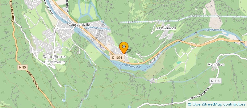 localisation de l'entreprise MONSIEUR LOUIS FRANCISQUE  VIZILLE