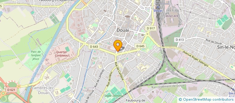 localisation de l'entreprise MONSIEUR LOUIS FRANCOIS à DOUAI