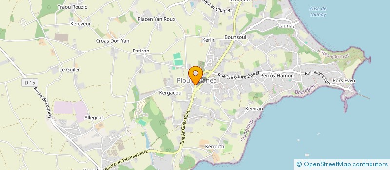 localisation de l'entreprise MONSIEUR LOUIS FRANCOIS CAOUS à PLOUBAZLANEC