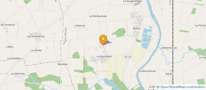 localisation de l'entreprise MONSIEUR LOUIS FRIOT  GUIPRY-MESSAC