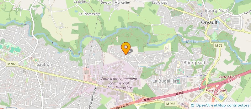 localisation de l'entreprise MONSIEUR LOUIS FROMENTIN à ORVAULT