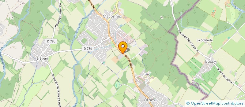 localisation de l'entreprise MONSIEUR LOUIS FRUTTO-POULET  ORNEX