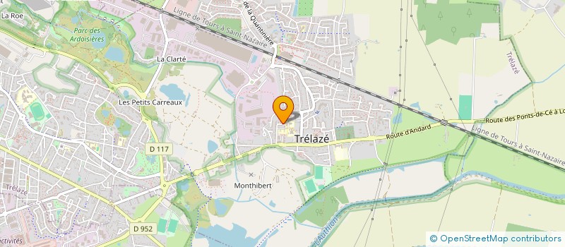 localisation de l'entreprise MONSIEUR LOUIS GABILLAUD  TRELAZE