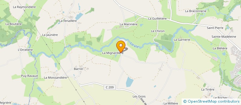 localisation de l'entreprise MONSIEUR LOUIS GABORIAU à LE POIRE-SUR-VIE