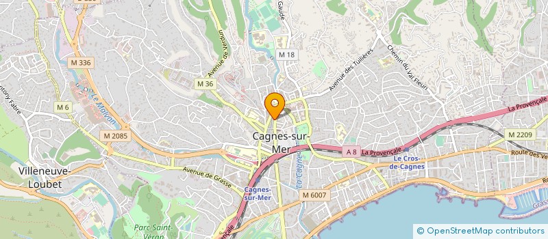 localisation de l'entreprise MONSIEUR LOUIS-GABRIEL FADEL à CAGNES SUR MER