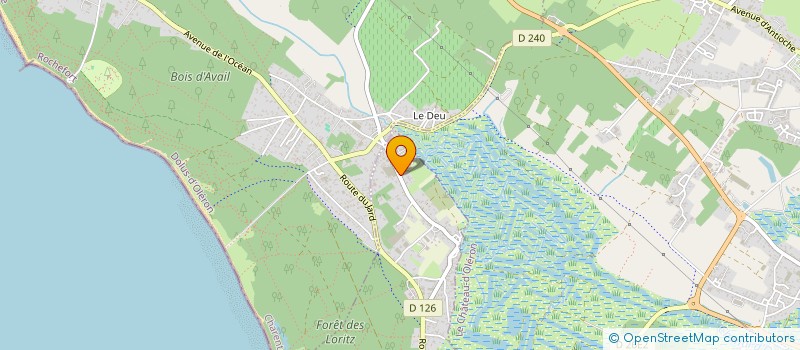 localisation de l'entreprise MONSIEUR LOUIS-GABRIEL LOUBENS  LE GRAND-VILLAGE-PLAGE