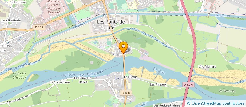 localisation de l'entreprise MONSIEUR LOUIS GADAIS  LES PONTS-DE-CE