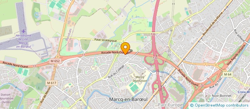 localisation de l'entreprise MONSIEUR LOUIS GADENNE à MARCQ-EN-BARŒUL
