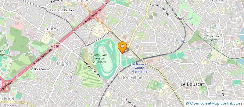 localisation de l'entreprise MONSIEUR LOUIS GAILHBAUD  LE BOUSCAT