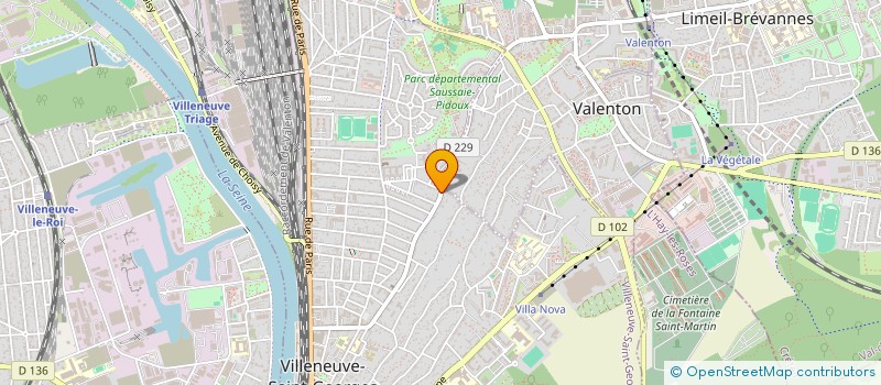 localisation de l'entreprise MONSIEUR LOUIS GAILLAC  VILLENEUVE-SAINT-GEORGES