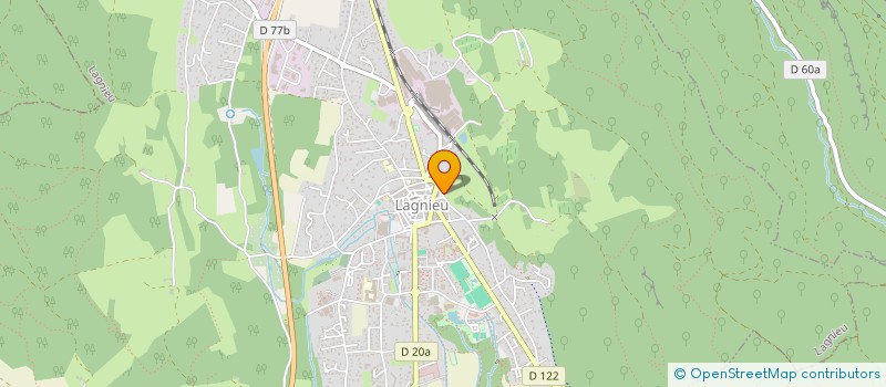 localisation de l'entreprise MONSIEUR LOUIS GALEN  LAGNIEU