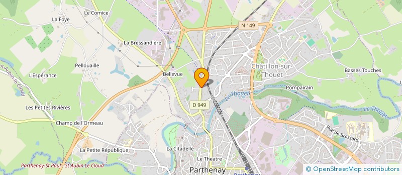 localisation de l'entreprise MONSIEUR LOUIS GALLARD  CHATILLON-SUR-THOUET