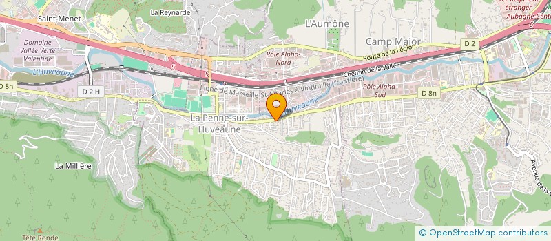 localisation de l'entreprise MONSIEUR LOUIS GAMBARDELLA  LA PENNE-SUR-HUVEAUNE