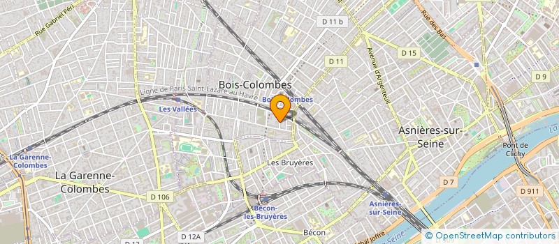 localisation de l'entreprise MONSIEUR LOUIS GANIVET à BOIS-COLOMBES