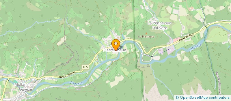 localisation de l'entreprise MONSIEUR LOUIS GARAVELLI  PIERRELONGUE