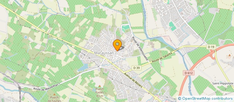 localisation de l'entreprise MONSIEUR LOUIS GARCIA  CAZOULS-LES-BEZIERS