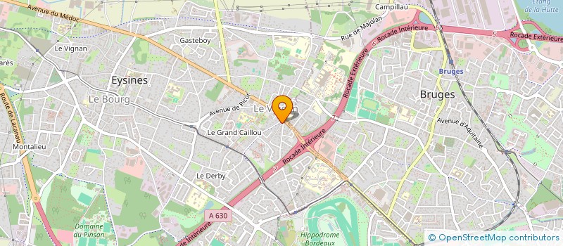 localisation de l'entreprise MONSIEUR LOUIS GARCIA  EYSINES