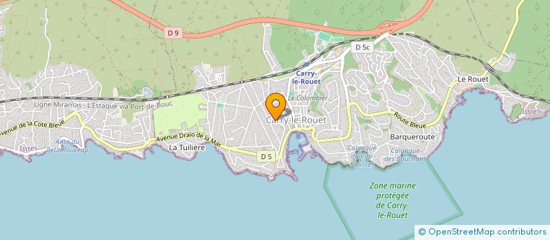 localisation de l'entreprise MONSIEUR LOUIS GARCIAS  CARRY-LE-ROUET