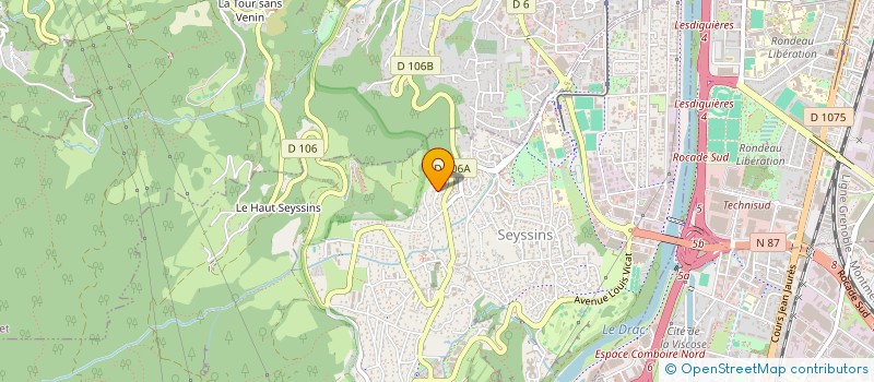 localisation de l'entreprise MONSIEUR LOUIS GARDE à SEYSSINS