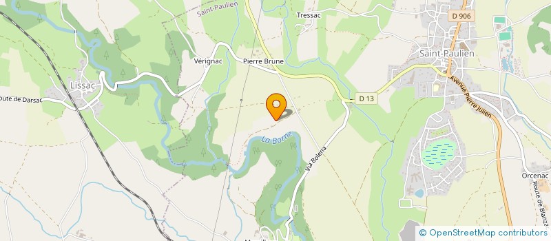 localisation de l'entreprise MONSIEUR LOUIS GARNIER  SAINT-PAULIEN