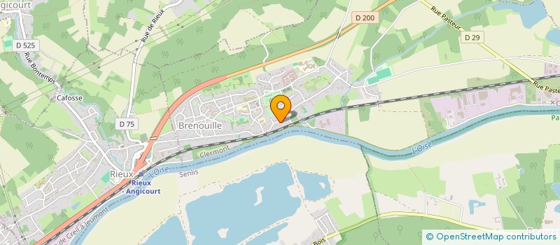 localisation de l'entreprise MONSIEUR LOUIS GARNIER  BRENOUILLE