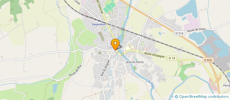 localisation de l'entreprise MONSIEUR LOUIS GARRIGUES à SAVERDUN