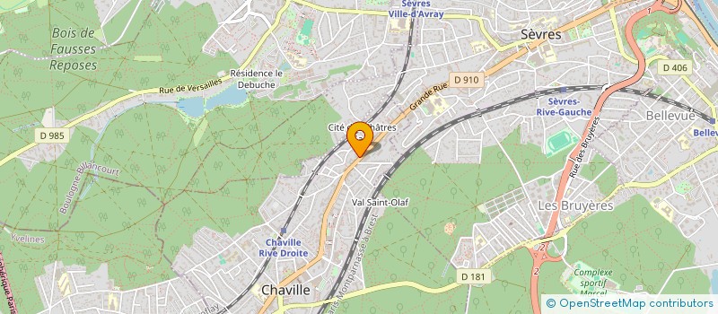 localisation de l'entreprise MONSIEUR LOUIS GATEL à CHAVILLE