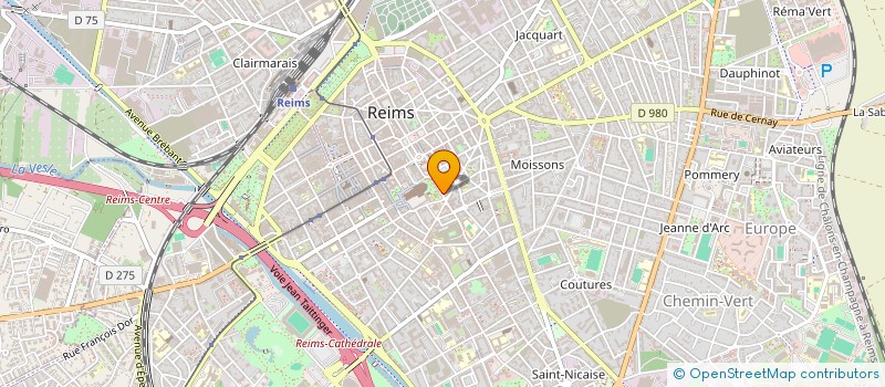 localisation de l'entreprise MONSIEUR LOUIS GAUDEFROY  REIMS