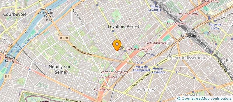 localisation de l'entreprise MONSIEUR LOUIS GAUDRILLET à LEVALLOIS-PERRET