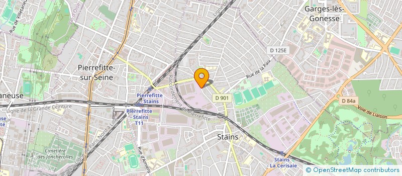 localisation de l'entreprise MONSIEUR LOUIS-GAUTHIER EBONGUE à STAINS