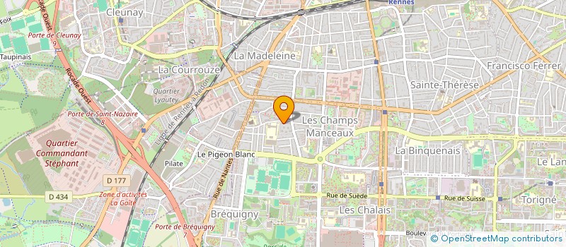 localisation de l'entreprise MONSIEUR LOUIS GAUTIER  RENNES