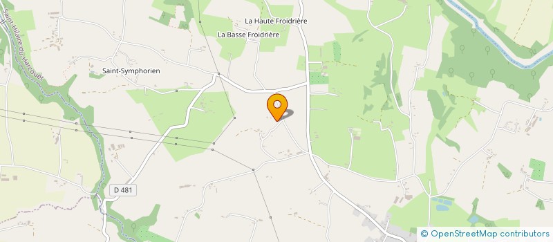 localisation de l'entreprise MONSIEUR LOUIS GAUTIER  SAINT-HILAIRE-DU-HARCOUET