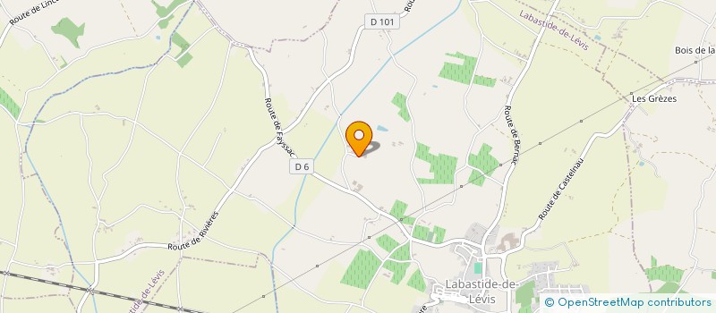 localisation de l'entreprise MONSIEUR LOUIS GAYRARD  LABASTIDE-DE-LEVIS