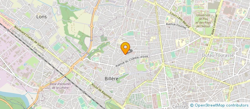 localisation de l'entreprise MONSIEUR LOUIS GEGOUX à BILLERE