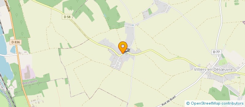 localisation de l'entreprise MONSIEUR LOUIS GEGU  VILLIERS-EN-DESUVRE