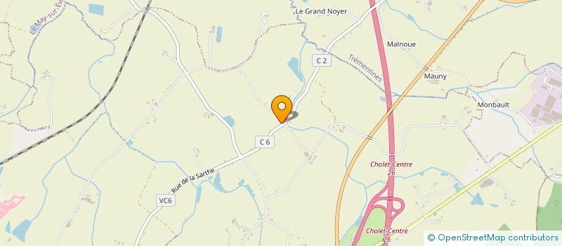 localisation de l'entreprise MONSIEUR LOUIS GEINDREAU à CHOLET