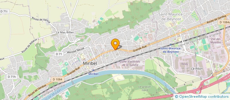 localisation de l'entreprise MONSIEUR LOUIS GEMETO à MIRIBEL