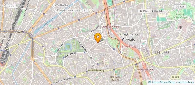 localisation de l'entreprise MONSIEUR LOUIS GENTY  PARIS