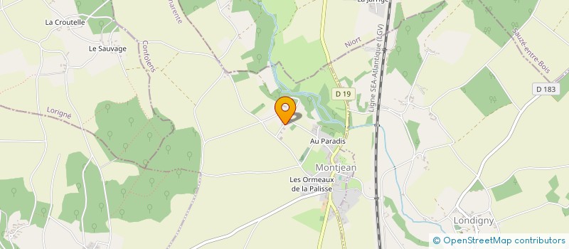 localisation de l'entreprise MONSIEUR LOUIS GEOFFROY à MONTJEAN