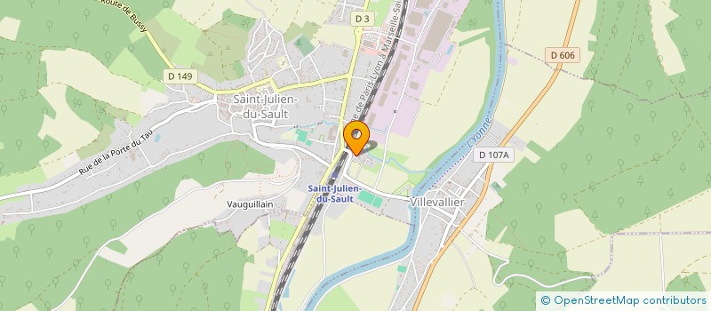 localisation de l'entreprise MONSIEUR LOUIS GERARD  SAINT-JULIEN-DU-SAULT