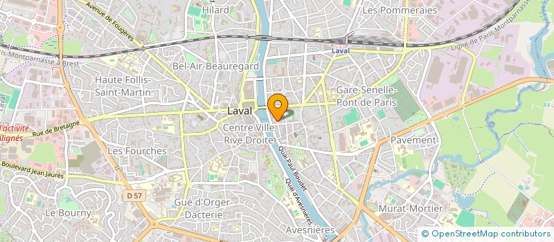 localisation de l'entreprise MONSIEUR LOUIS GERBOIN à LAVAL