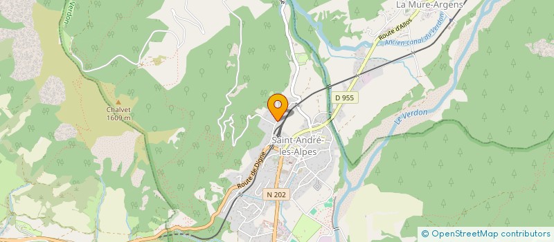 localisation de l'entreprise MONSIEUR LOUIS GERIN-JEAN  SAINT-ANDRE-LES-ALPES