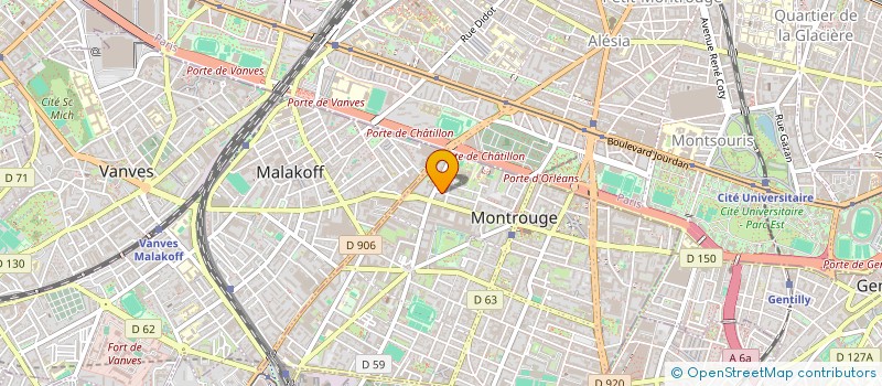 localisation de l'entreprise MONSIEUR LOUIS GERMAIN à MONTROUGE