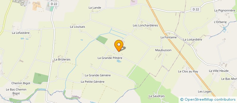 localisation de l'entreprise MONSIEUR LOUIS GESLIN  JAVENE