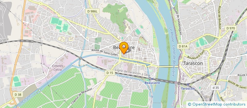 localisation de l'entreprise MONSIEUR LOUIS GIBELIN  JONQUIERES-SAINT-VINCENT