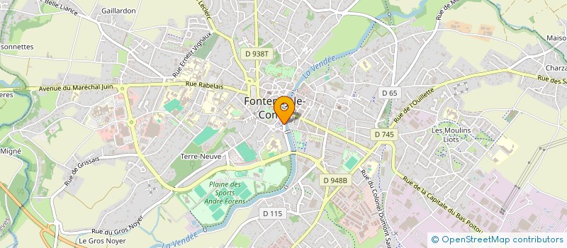 localisation de l'entreprise MONSIEUR LOUIS GIBIARD à FONTENAY-LE-COMTE